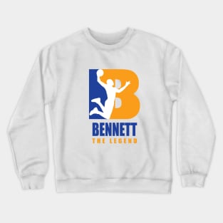 Bennett Custom Player Basketball Your Name The Legend T-Shirt Crewneck Sweatshirt